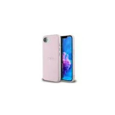 Guess Grained Ring Apple iPhone 16e MagSafe tok, rózsaszín tok és táska
