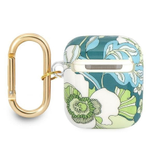 Guess GUA2HHFLN Flower Strap Collection tok AirPods 1/2 - zöld fülhallgató, fejhallgató tok