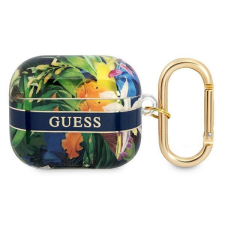 Guess GUA3HHFLB AirPods 3 tok kék Virágpánt kollekció fülhallgató, fejhallgató tok