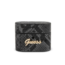 Guess GUACAPPUSNSMLBK AirPods Pro fekete Python Collection tok fülhallgató, fejhallgató tok