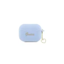 Guess GUAP2LSCHSB AirPods Pro 2 tok kék Szilikon Charm szív Collection fülhallgató, fejhallgató tok