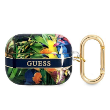 Guess GUAPHHHFLB AirPods Pro tok kék Virágpánt kollekció fülhallgató, fejhallgató tok