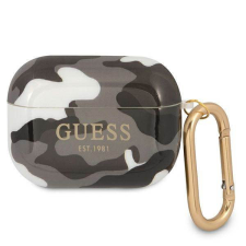 Guess GUAPUCAMG AirPods Pro fekete Camo Collection tok audió kellék