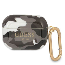 Guess GUAPUCAMG AirPods Pro fekete Camo Collection tok fülhallgató, fejhallgató tok
