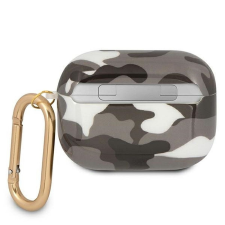 Guess GUAPUCAMG Camo Collection tok AirPods Pro - fekete fülhallgató, fejhallgató tok