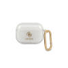 Guess GUAPUCG4GT AirPods Pro tok készülékhez Transparent Glitter Collection (305796)