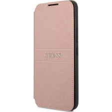 Guess GUBKS22MPSASBPI S22+ S906 Rózsaszín Saffiano Csíkos Könyvtok (GUE1605PNK) tok és táska