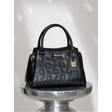 Guess GUESS Harleston női táska, fekete bőrből kézitáska és bőrönd