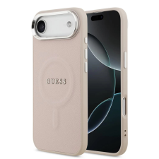 Guess Guess PU Saffiano MagSafe tok iPhone 17 Air készülékhez rózsaszín tok és táska