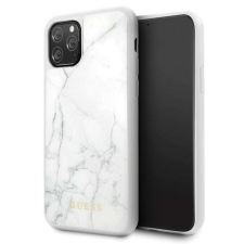 Guess GUHCN58HYMAWH iPhone 11 Pro fehér/fehér márvány tok és táska