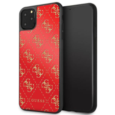 Guess GUHCN654GGPRE iPhone 11 Pro Max piros 4G Double Layer Glitter keménytok tok és táska