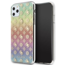 Guess GUHCN65PEOML iPhone 11 Pro Max többszínű irizáló 4G bazsarózsa keménytok tok és táska