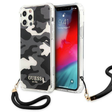 Guess GUHCP12MKSARBK iPhone 12/12 Pro 6,1" fekete Camo Collection keménytok tok és táska