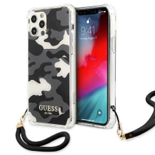 Guess GUHCP12MKSARBK iPhone 12/12 Pro 6,1&quot; fekete Camo Collection keménytok tok és táska