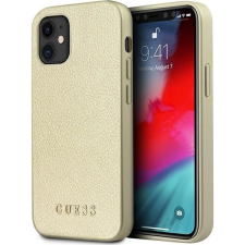 Guess GUHCP12SIGLGO iPhone 12 Mini 5,4" Arany Irizáló Keménytok (GUHCP12SIGLGO) tok és táska