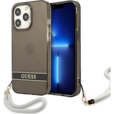 Guess GUHCP13LHTSGSK iPhone 13 Pro / 13 6,1" Fekete Átlátszó Stap Keménytok (GUHCP13LHTSGSK) tok és táska