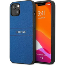 Guess GUHCP13SPSASBBL iPhone 13 Mini 5,4" Kék Saffiano Strap Tok (GUE1336BLU) tok és táska