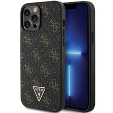 Guess GUHCP14LPG4GPK 4G Triangle Metal Logo tok iPhone 14 Pro - fekete tok és táska