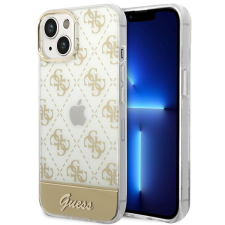 Guess GUHCP14MHG4MHG iPhone 14 Plus 6,7" arany keménytok 4G minta Script tok és táska