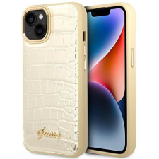 Guess GUHCP14MHGCRHD iPhone 14 Plus 6,7" arany Croco Collection keménytok tok és táska