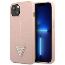 Guess GUHCP14MPSATLP iPhone 14 Plus 6,7" rózsaszín keménytok SaffianoTriangle Logó tok és táska