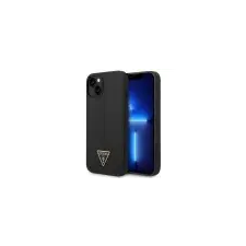 Guess GUHCP14MSLTGK iPhone 14 Plus 6,7" fekete/fekete keménytok szilikon háromszög tok és táska