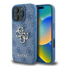 Guess GUHCP16L4GMGBL 4G Big Logo keménytok iPhone 16 Pro - kék tok és táska