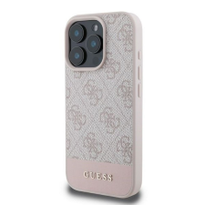 Guess GUHCP16LG4GLPI 4G PU Bottom Stripe tok iPhone 16 Pro - rózsaszín tok és táska