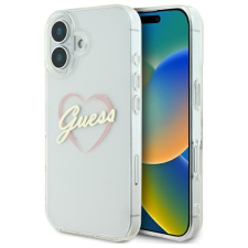 Guess GUHCP16SHCHGSPT IML Heart keménytok iPhone 16 - átlátszó tok és táska