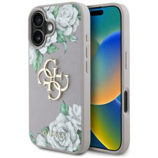 Guess GUHCP16SPGROP4MU Grained Roses Big 4G Logo tok iPhone 16 - fáradt lila tok és táska