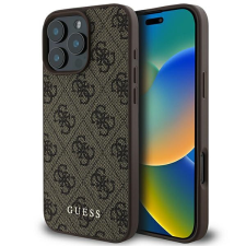Guess GUHCP16XG4GFBR 4G Classic keménytok iPhone 16 Pro Max - barna tok és táska