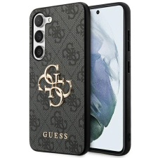 Guess GUHCS23FE4GMGGR S23 FE S711 szürke keménytok 4G Big Metal logo tok és táska