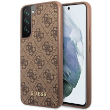 Guess GUHCS23SG4GFBR S23 S911 barna 4G fém arany logós keménytok tok és táska