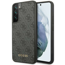 Guess GUHCS23SG4GFGR S23 S911 szürke/szürke keménytokos 4G fém arany logo tok és táska