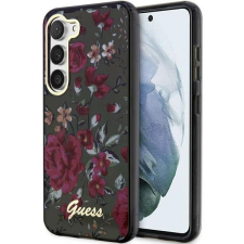Guess GUHCS23SHCFWSA Samsung Galaxy S23 S911 zöld/khaki keménytok virág kollekció tok és táska