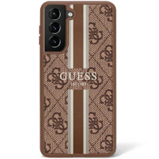 Guess GUHCS23SP4RPSW S23 S911 barna 4G Printed Stripe keménytok tok és táska