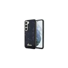 Guess GUHCS23SPCUMAK Samsung Galaxy S23 S911 fekete keménytok Márvány tok és táska