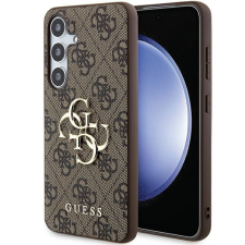 Guess GUHCSA554GMGBR 4G Big Metal Logo keménytok Samsung Galaxy A55 - barna tok és táska