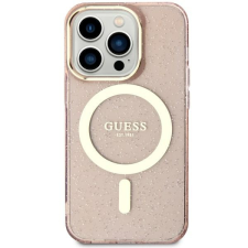 Guess GUHMN61HCMCGP iPhone 11 / Xr 6.1" rózsaszín keménytok Glitter Gold MagSafe tok és táska