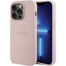 Guess GUHMP13XPSAHMCP iPhone 13 Pro Max 6,7" Rózsaszín Keménytok Saffiano Magsafe (GUE003047) tok és táska
