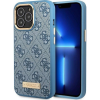 Guess GUHMP14LU4GPRB iPhone 14 Pro 6.1" Kék Keménytok 4G Logo Plate Magsafe (GUE002923)