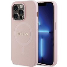 Guess GUHMP14XPSAHMCP iPhone 14 Pro Max 6,7&quot; rózsaszín keménytok Saffiano MagSafe tok és táska