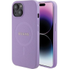 Guess GUHMP15MPSAHMCU iPhone 15 Plus / 14 Plus 6.7" Lila Keménytok Saffiano Magsafe (GUE003310)