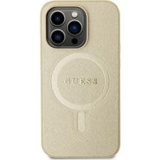 Guess GUHMP15SPSAHMCB IPhone 15 6.1" Arany/arany Keménytok Saffiano MagSafe (GUE003229) tok és táska