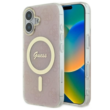 Guess GUHMP16MH4STP IML 4G MagSafe-kompatibilis keménytok iPhone 16 Plus - rózsaszín tok és táska