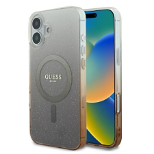 Guess GUHMP16MHGRCELW IML Glitter Gradient MagSafe keménytok iPhone 16 Plus - barna tok és táska