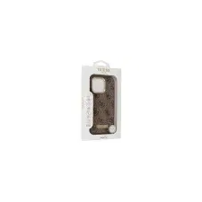 Guess GUHMP16SU4GPRW 4G Logo Plate MagSafe keménytok iPhone 16 - barna tok és táska