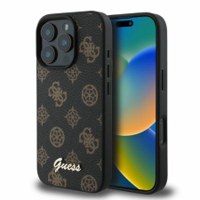 Guess GUHMP16XPGPYSK Peony Script MagSafe keménytok iPhone 16 Pro Max - fekete tok és táska