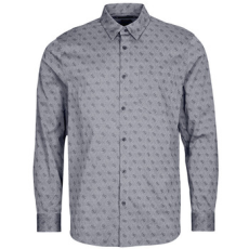 Guess Hosszú ujjú ingek 4G JACQUARD SHIRT Szürke EU L