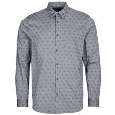 Guess Hosszú ujjú ingek 4G JACQUARD SHIRT Szürke EU S férfi ing
